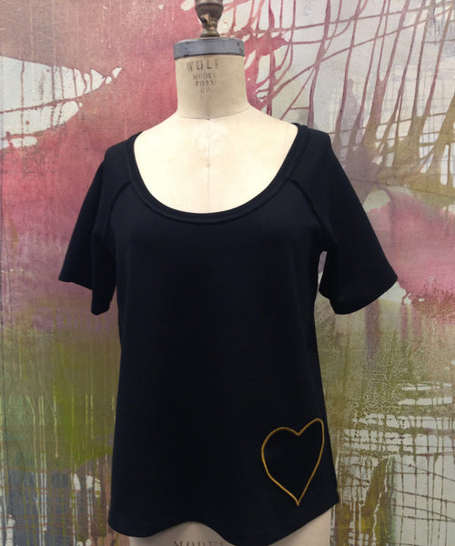 Black Heart Tee