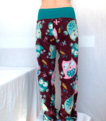 It's a Hoot Party Pajamas Burgundy