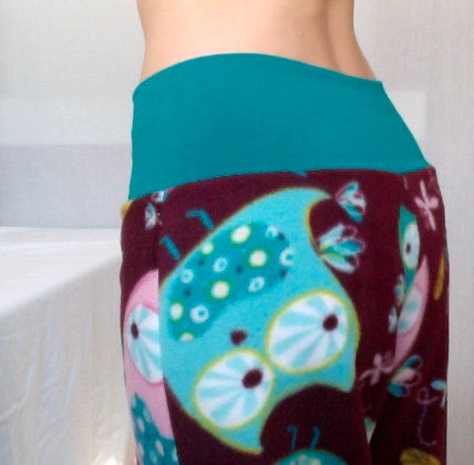It's a Hoot Party Pajamas Burgundy