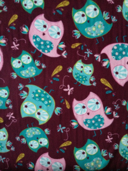 It's a Hoot Party Pajamas Burgundy